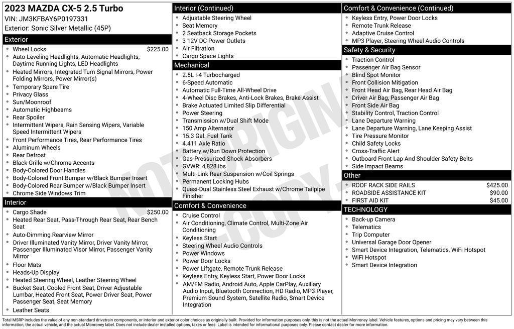 used 2023 Mazda CX-5 car, priced at $29,951