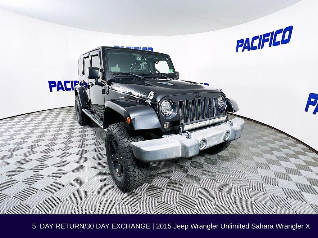 used 2015 Jeep Wrangler Unlimited car, priced at $13,749