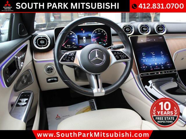 used 2022 Mercedes-Benz C-Class car, priced at $32,491