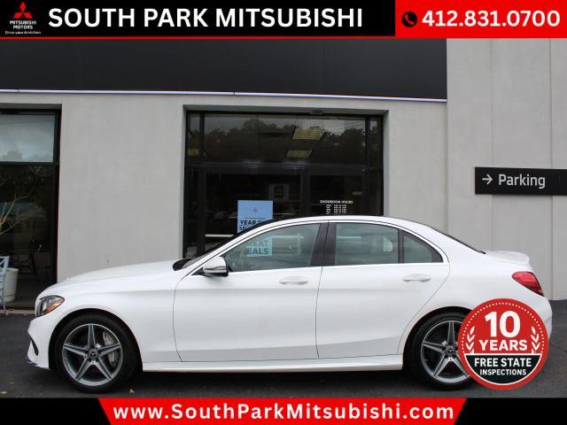 used 2018 Mercedes-Benz C-Class car, priced at $12,999