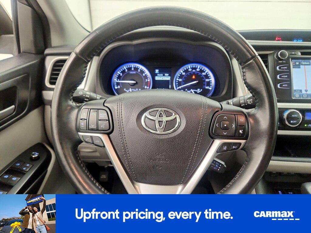 used 2017 Toyota Highlander car, priced at $25,998