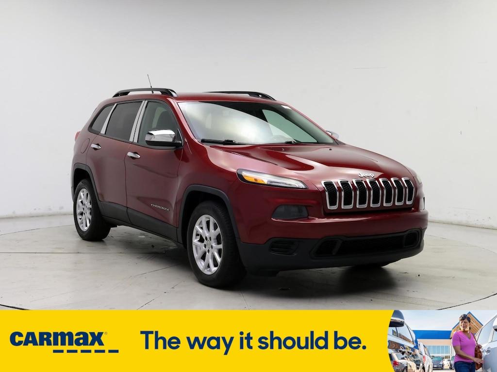 used 2016 Jeep Cherokee car, priced at $13,599
