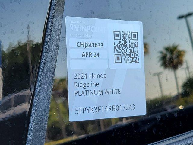 new 2024 Honda Ridgeline car, priced at $39,495