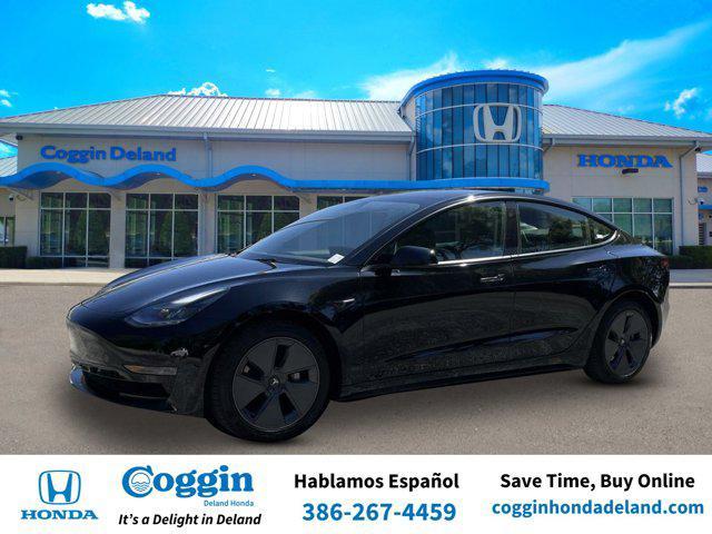 used 2023 Tesla Model 3 car, priced at $21,999