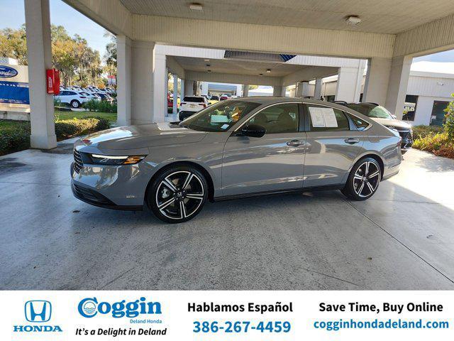 used 2025 Honda Accord Hybrid car, priced at $27,662