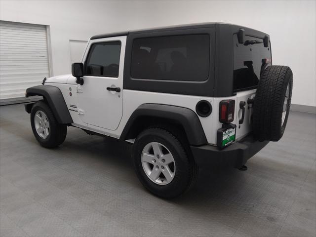 used 2017 Jeep Wrangler car, priced at $19,895
