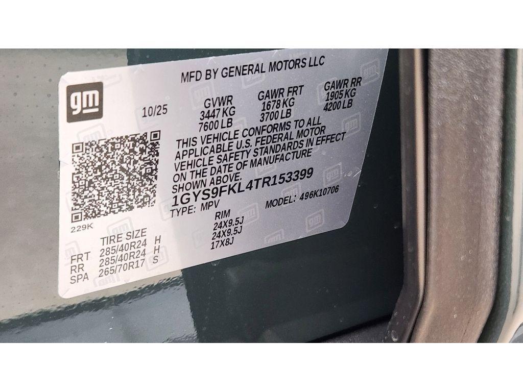 new 2026 Cadillac Escalade car, priced at $120,770