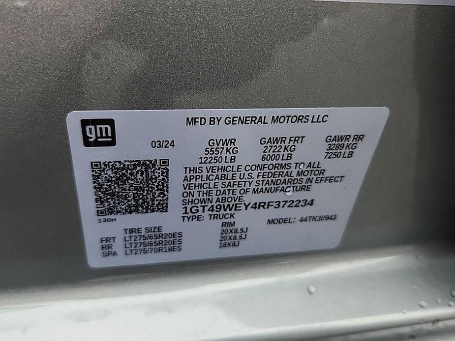new 2024 GMC Sierra 3500 car, priced at $92,930