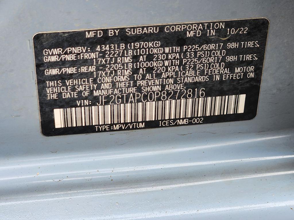 used 2023 Subaru Crosstrek car, priced at $23,995