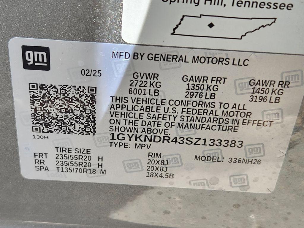 new 2025 Cadillac XT5 car, priced at $57,760