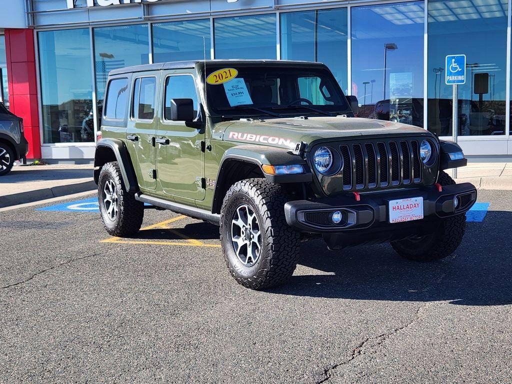 used 2021 Jeep Wrangler Unlimited car, priced at $34,995