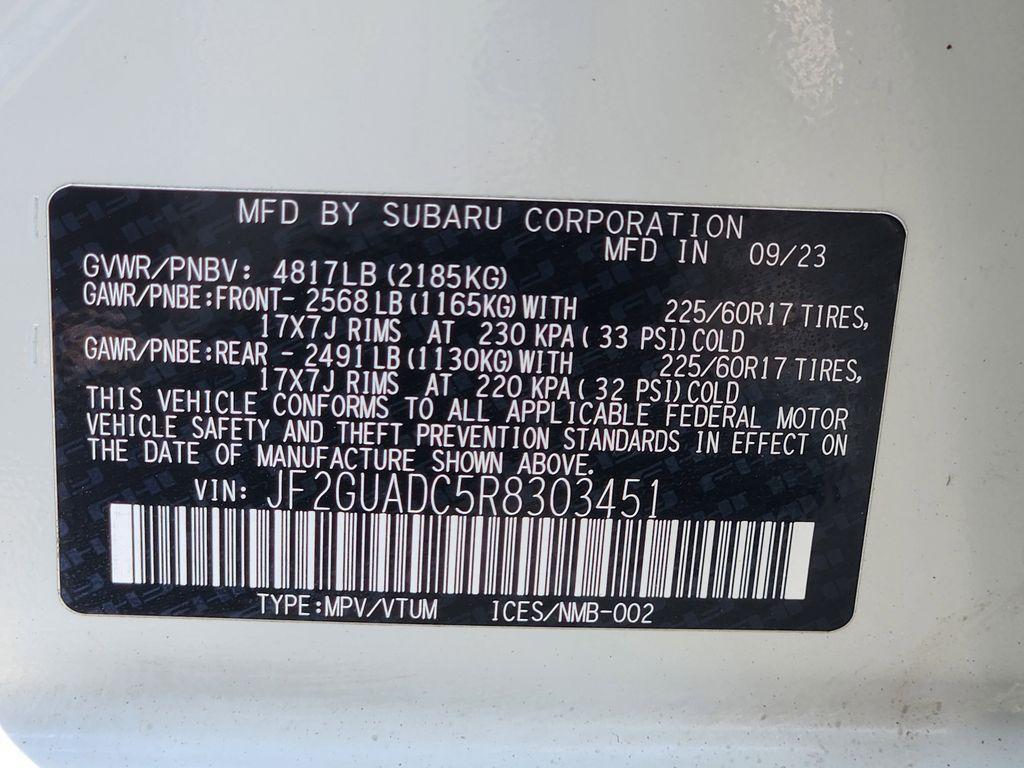 used 2024 Subaru Crosstrek car, priced at $30,995
