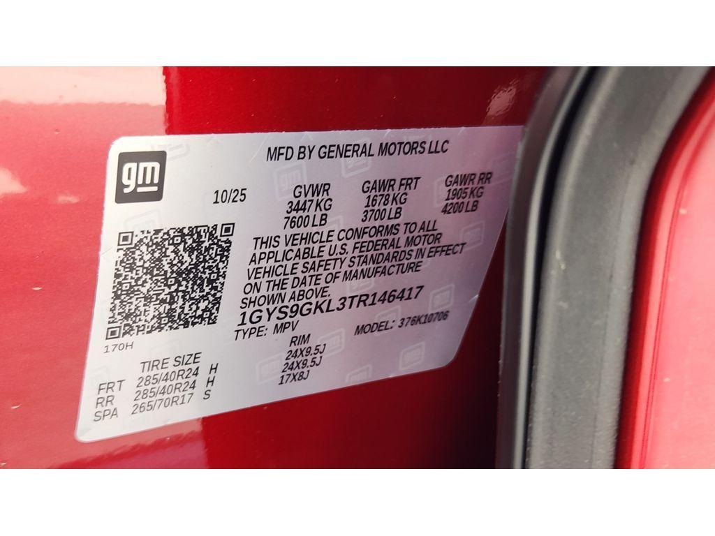 new 2026 Cadillac Escalade car, priced at $133,180