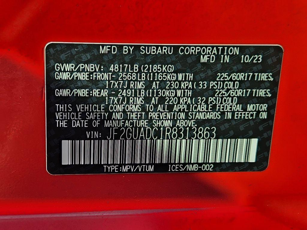 used 2024 Subaru Crosstrek car, priced at $29,995