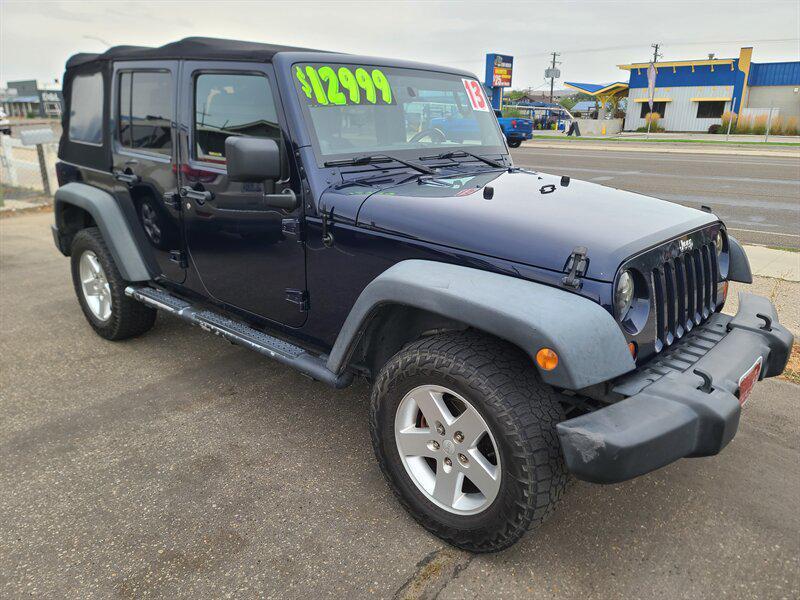 used 2013 Jeep Wrangler Unlimited car, priced at $12,999
