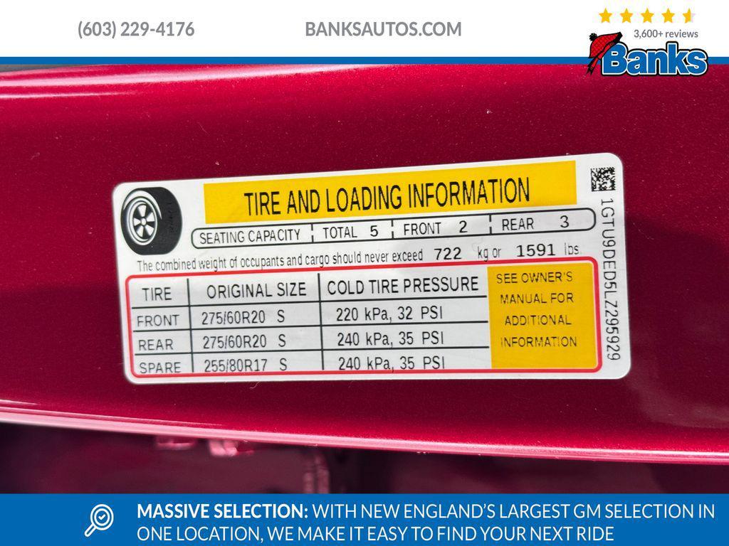 used 2020 GMC Sierra 1500 car, priced at $33,487