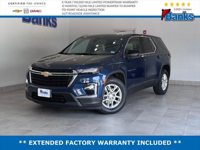 used 2022 Chevrolet Traverse car, priced at $30,487