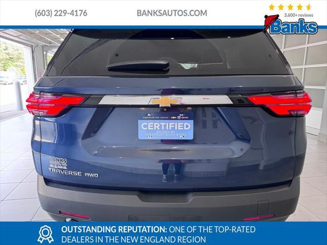used 2022 Chevrolet Traverse car, priced at $30,487
