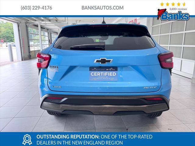 used 2025 Chevrolet Trax car, priced at $26,487
