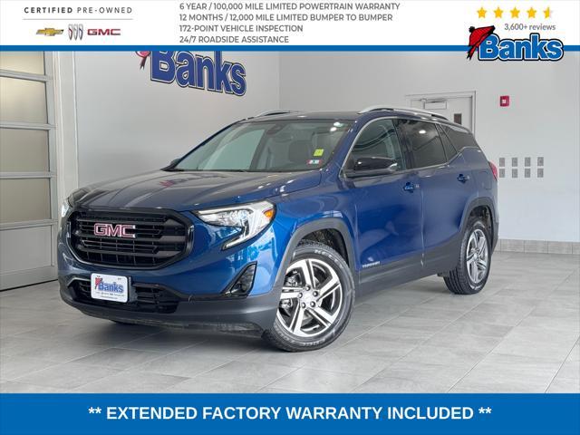 used 2021 GMC Terrain car, priced at $25,487