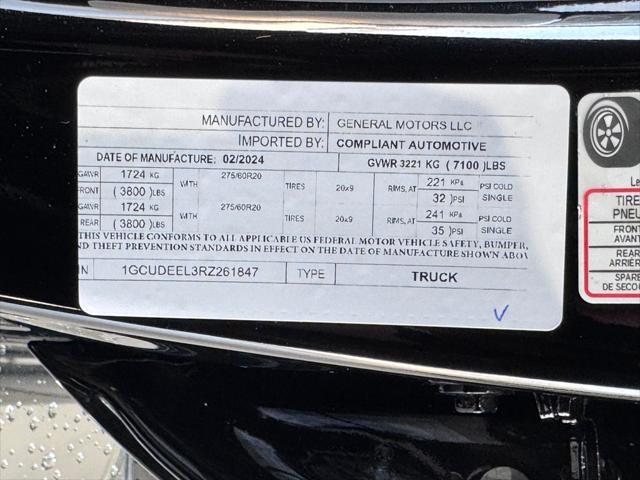 used 2024 Chevrolet Silverado 1500 car, priced at $56,487