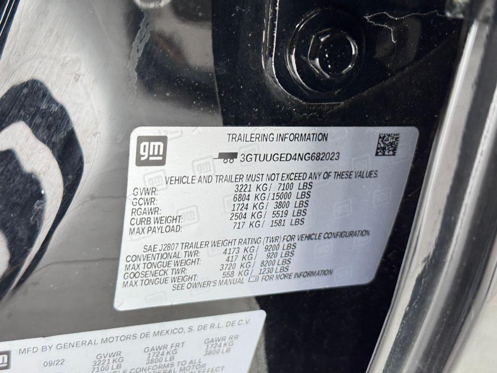 used 2022 GMC Sierra 1500 car, priced at $50,987