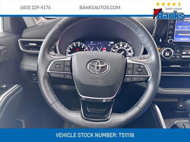 used 2021 Toyota Highlander car, priced at $39,987