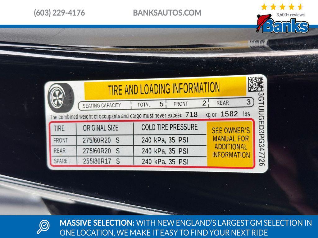 used 2023 GMC Sierra 1500 car, priced at $55,987