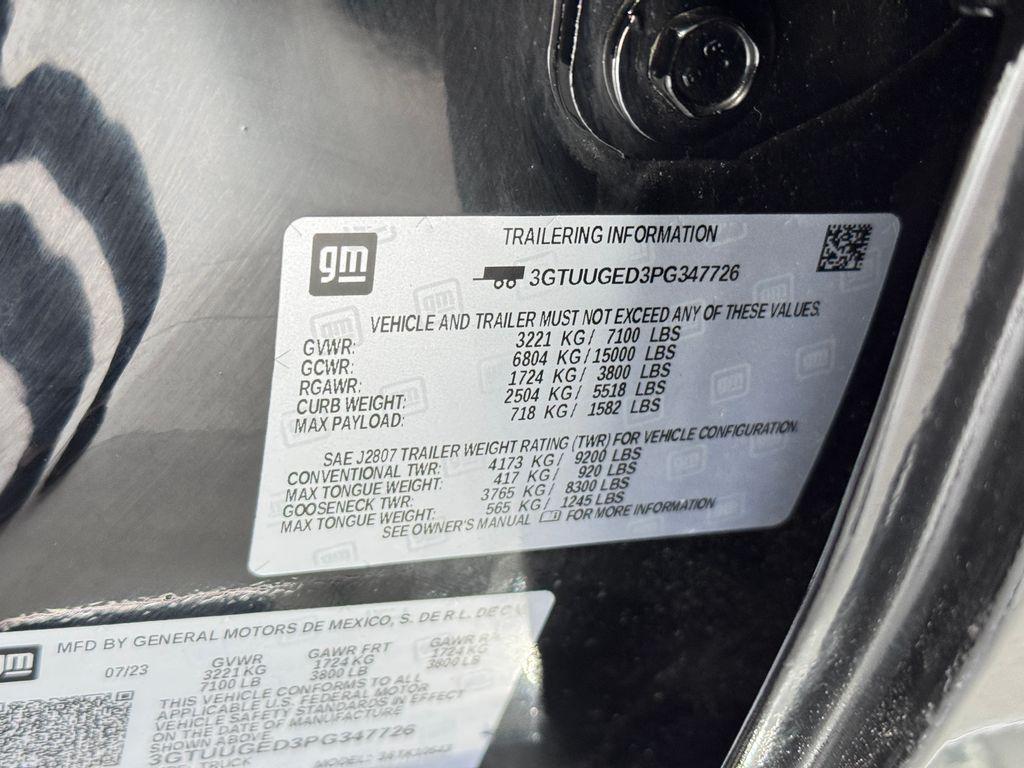 used 2023 GMC Sierra 1500 car, priced at $55,987