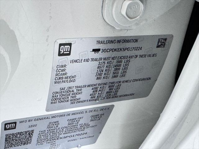 used 2023 Chevrolet Silverado 1500 car, priced at $38,986