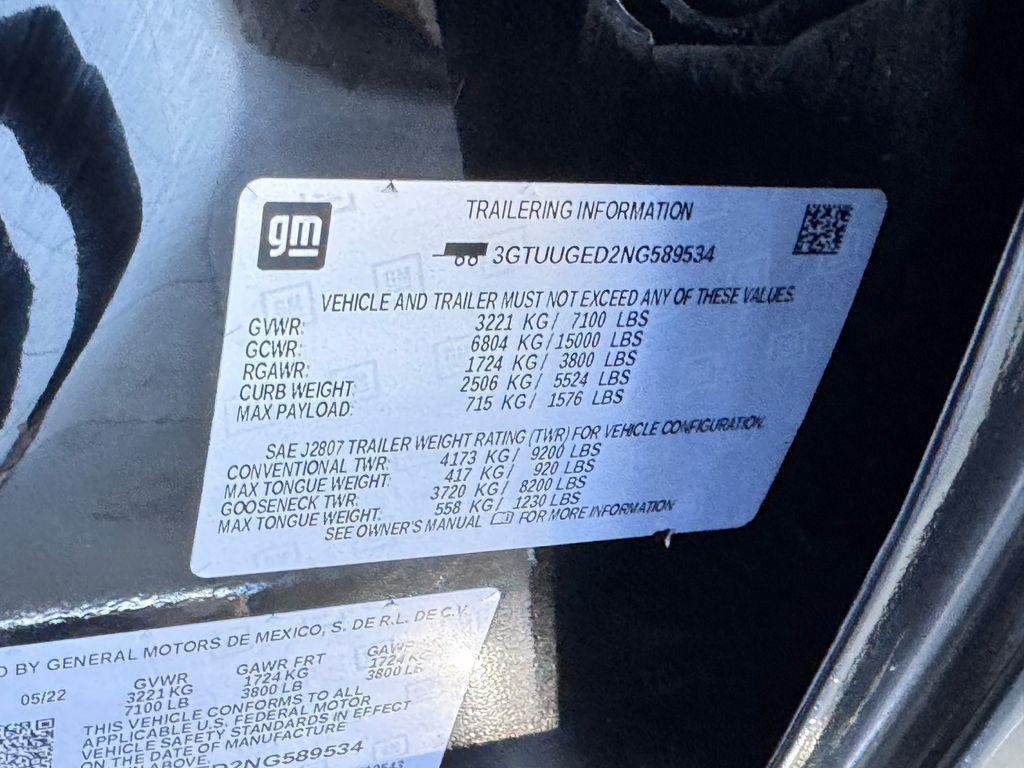used 2022 GMC Sierra 1500 car, priced at $50,487