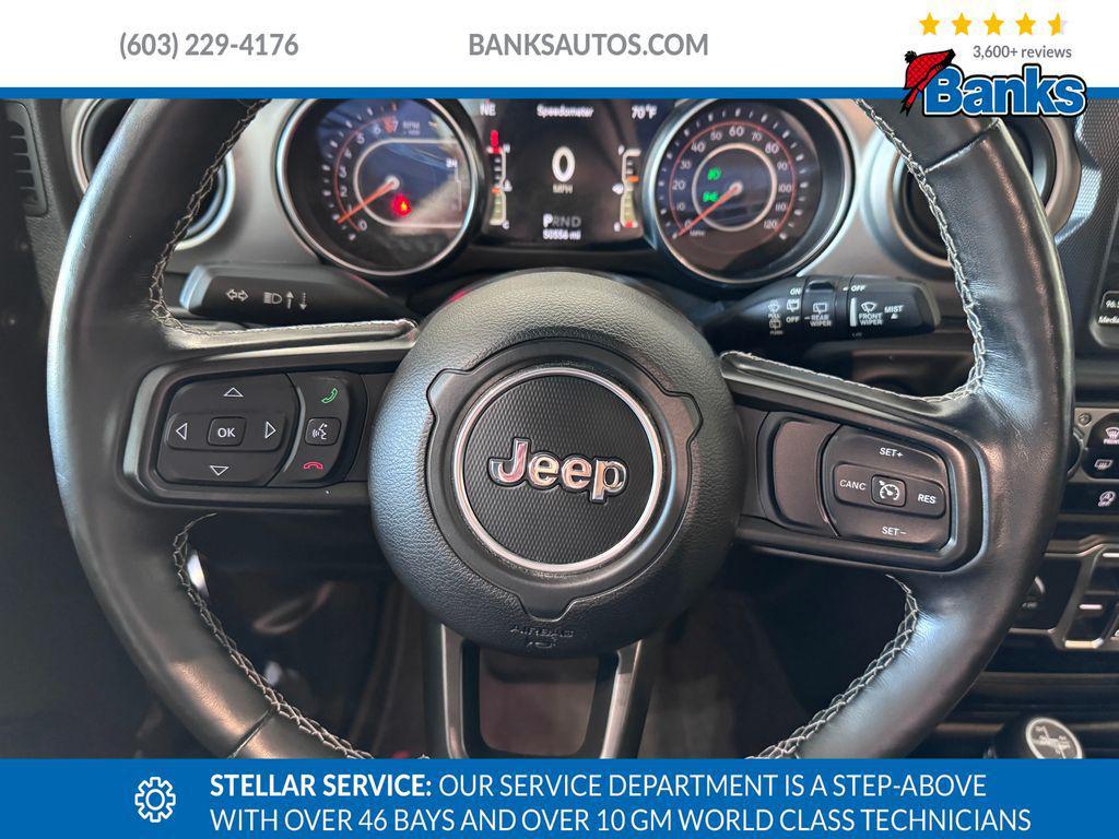 used 2021 Jeep Wrangler Unlimited car, priced at $32,987
