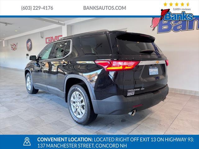 used 2021 Chevrolet Traverse car, priced at $29,487