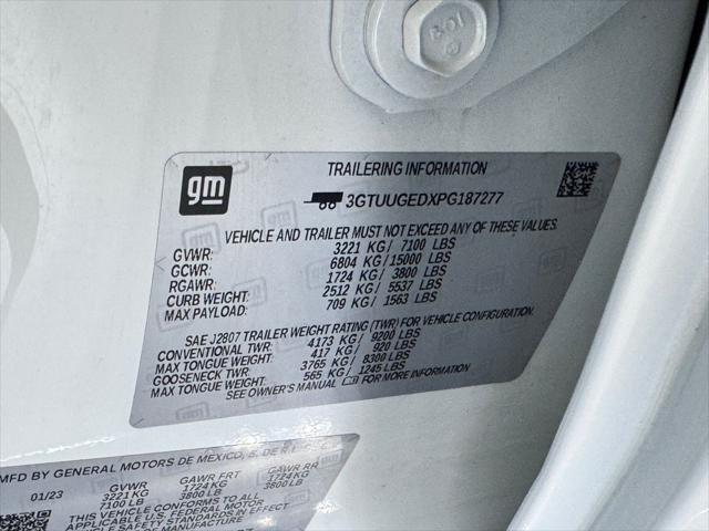 used 2023 GMC Sierra 1500 car, priced at $56,487