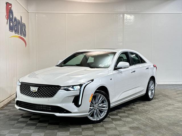 new 2025 Cadillac CT4 car, priced at $48,765