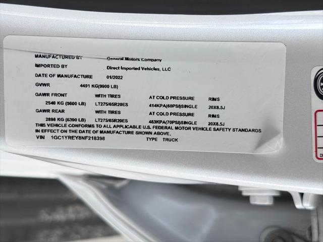 used 2022 Chevrolet Silverado 2500 car, priced at $62,487