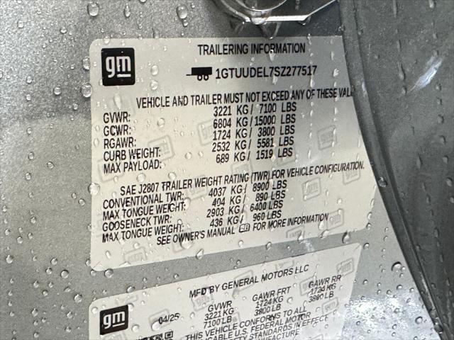 new 2025 GMC Sierra 1500 car, priced at $65,167