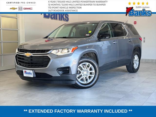 used 2020 Chevrolet Traverse car, priced at $27,487