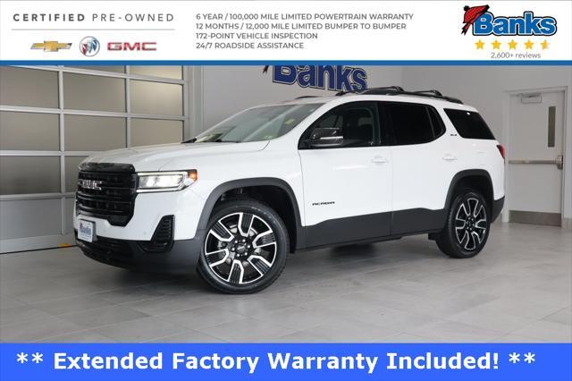 used 2021 GMC Acadia car, priced at $26,987