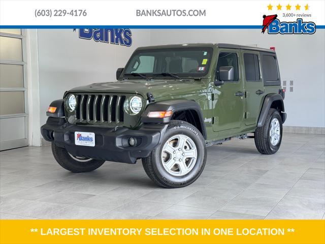 used 2021 Jeep Wrangler Unlimited car, priced at $33,487