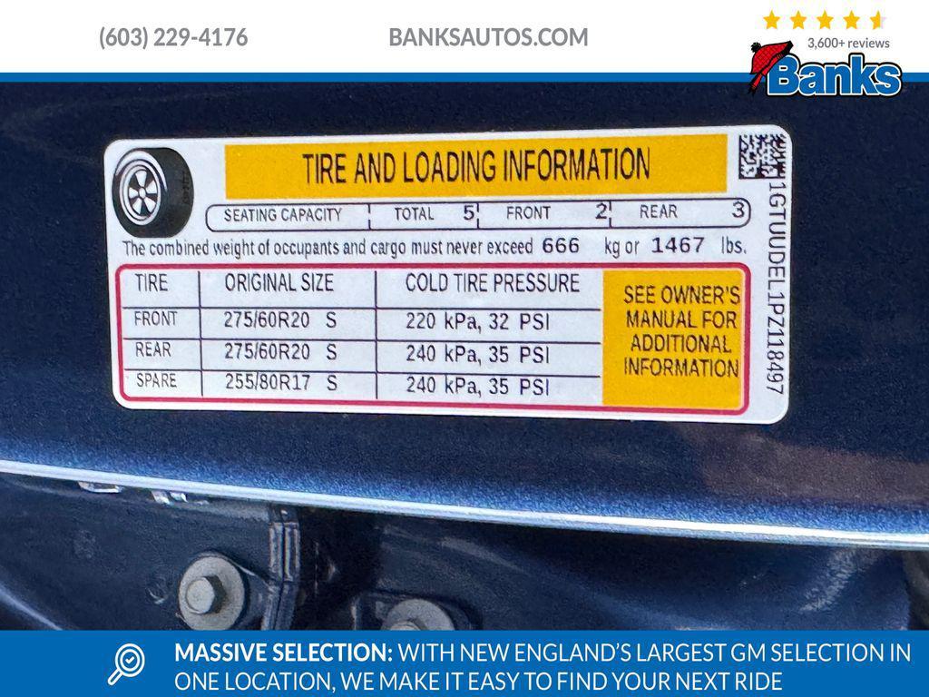 used 2023 GMC Sierra 1500 car, priced at $50,987