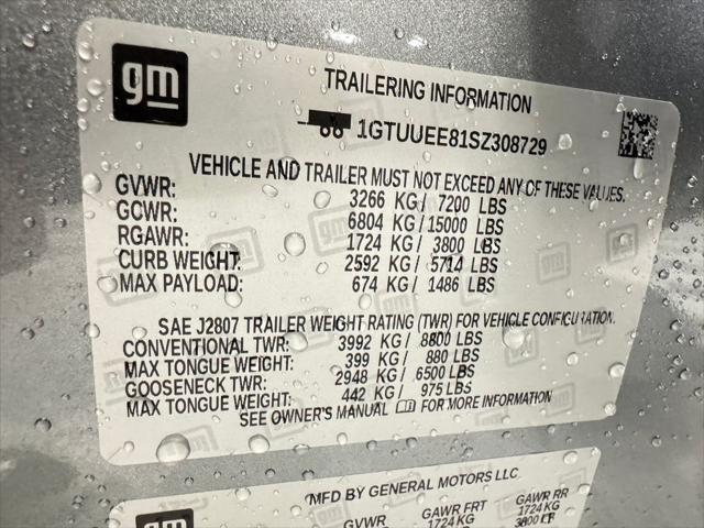 new 2025 GMC Sierra 1500 car, priced at $69,170
