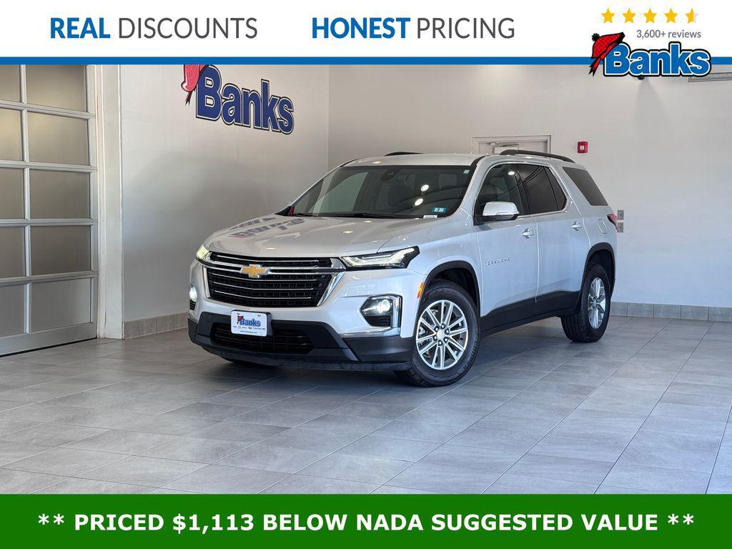used 2022 Chevrolet Traverse car, priced at $25,987