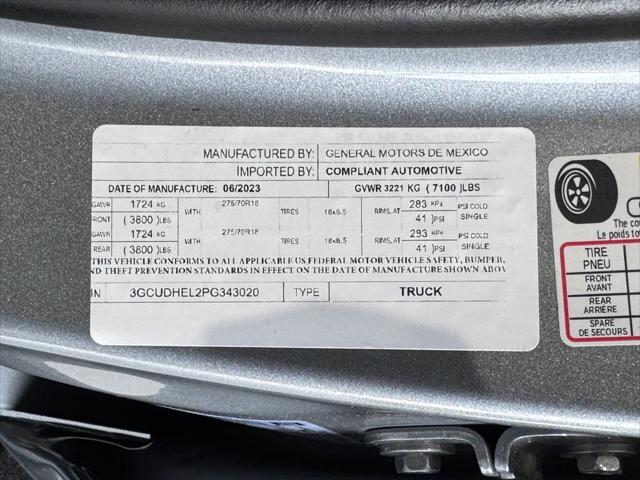 used 2023 Chevrolet Silverado 1500 car, priced at $58,987