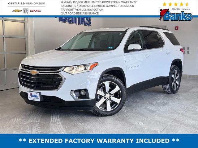 used 2021 Chevrolet Traverse car, priced at $33,487