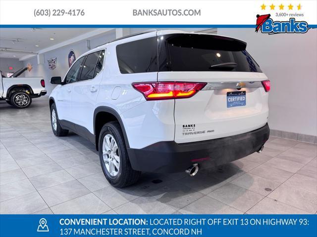 used 2021 Chevrolet Traverse car, priced at $28,487