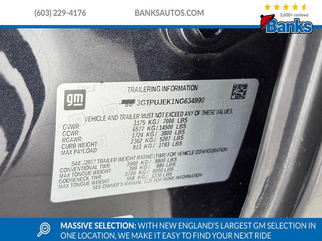 used 2022 GMC Sierra 1500 car, priced at $41,987