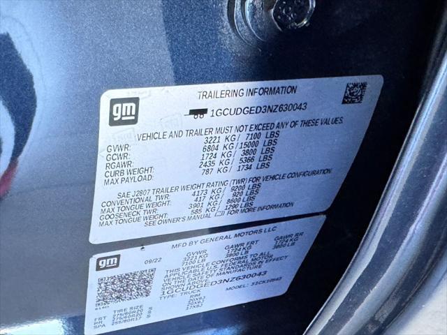 used 2022 Chevrolet Silverado 1500 car, priced at $45,487