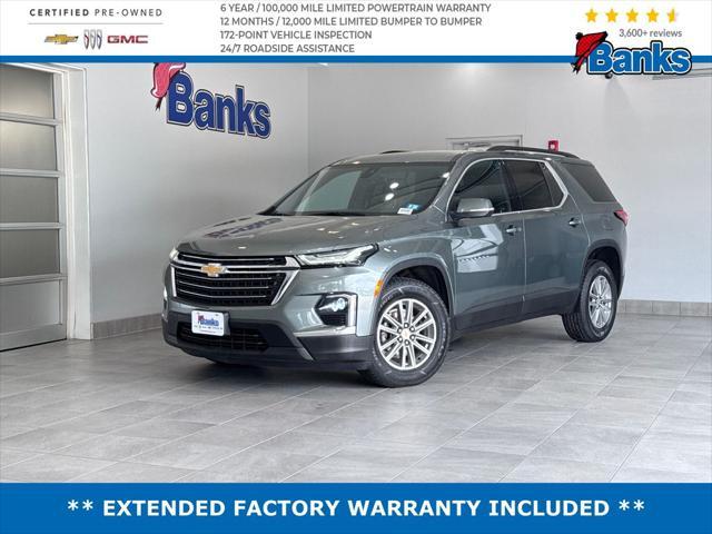 used 2022 Chevrolet Traverse car, priced at $31,487