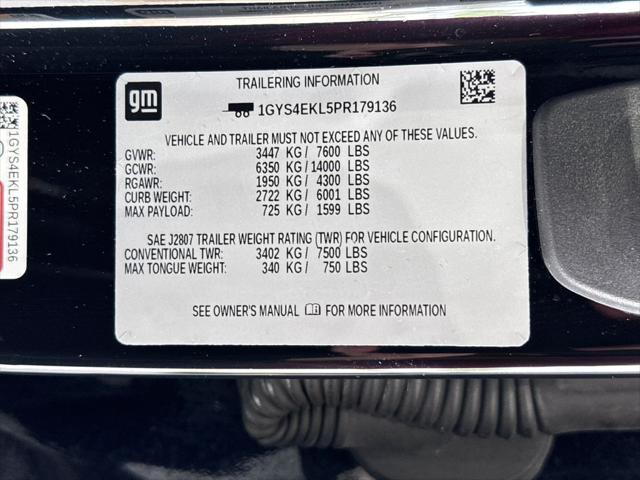 used 2023 Cadillac Escalade car, priced at $79,987